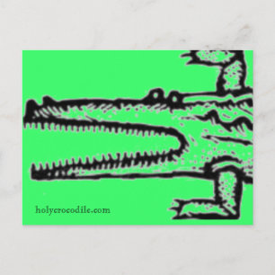 big green postcard