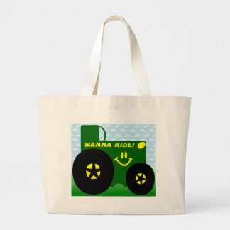 BIG GREEN TRACTOR LARGE TOTE BAG