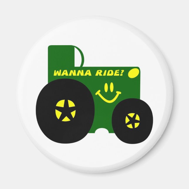 BIG GREEN TRACTOR MAGNET (Front)