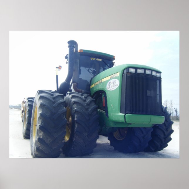 Big Green Tractor Poster (Front)