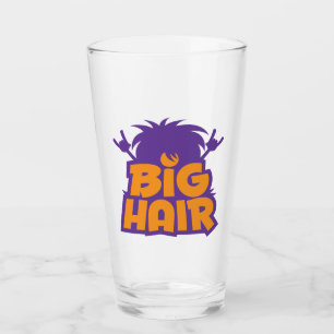 Big Hair Band Logo Glass