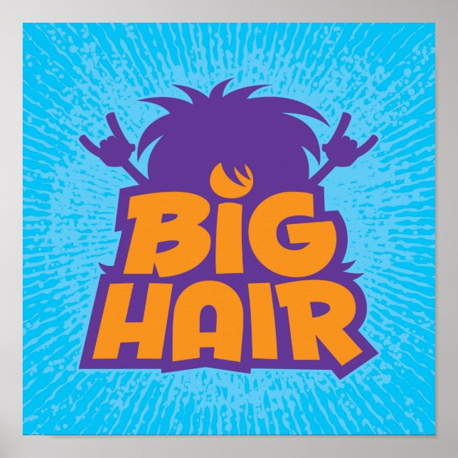 Big Hair Band Logo Poster (Front)