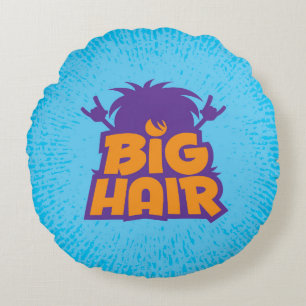 Big Hair Band Logo Round Cushion
