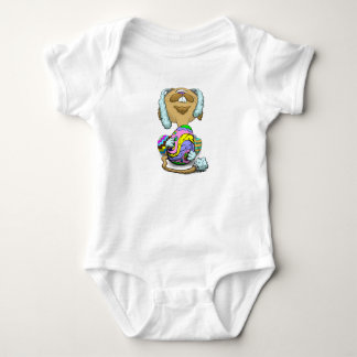 Big Head Easter Cat Baby Bodysuit