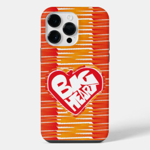 Big heart/Corazon Grande love by Masanser pixelat iPhone 14 Pro Max Case