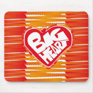 Big heart/Corazon Grande love by Masanser pixelat Mouse Mat