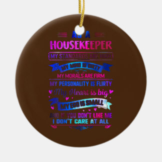 Big Heart Direct Support Person Housekeeper Life Ceramic Tree Decoration