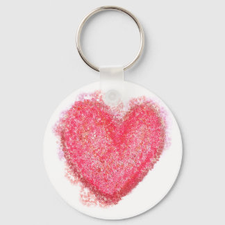 Big heart key ring