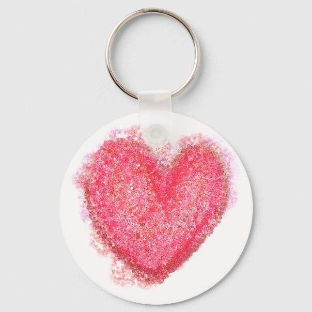 Big heart key ring (Front)