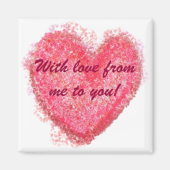 Big heart magnet (Front)