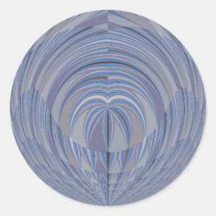 Big Heart Seamless Design Classic Round Sticker