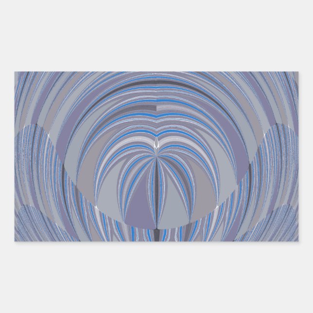 Big Heart Seamless Design Rectangular Sticker (Front)