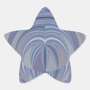 Big Heart Seamless Design Star Sticker