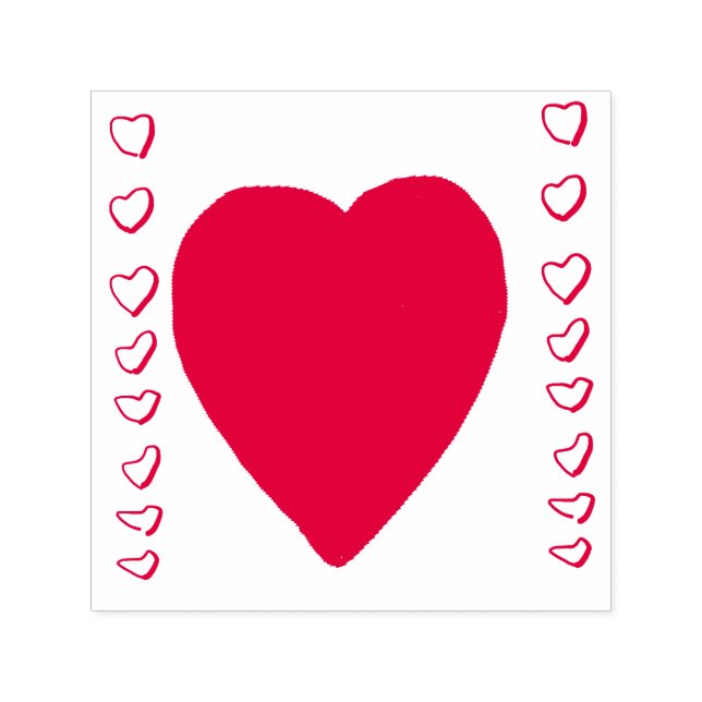 Big Heart Self-inking Stamp (Design)
