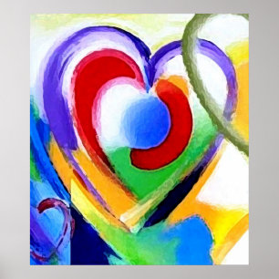 Big Heart Size huge Poster