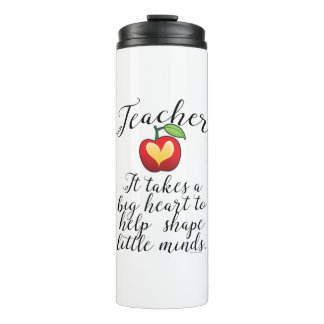 Big Heart To Help Shape Little Minds Teacher Thermal Tumbler