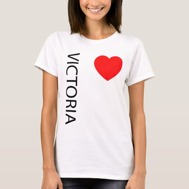 Big Heart Victoria T-Shirt (Front)