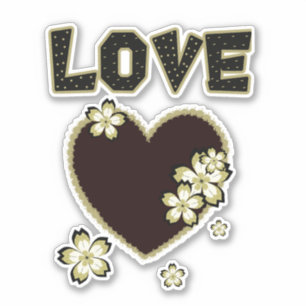 Big heart with flowers
