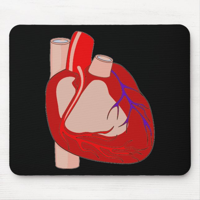Big Hearted Mouse Mat (Front)