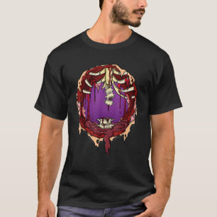 Big Hole in Chest by Superpowers Gore Zombie Costu T-Shirt