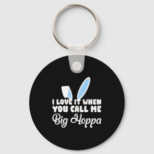 Big Hoppa Bunny Easter Day Theme  Key Ring