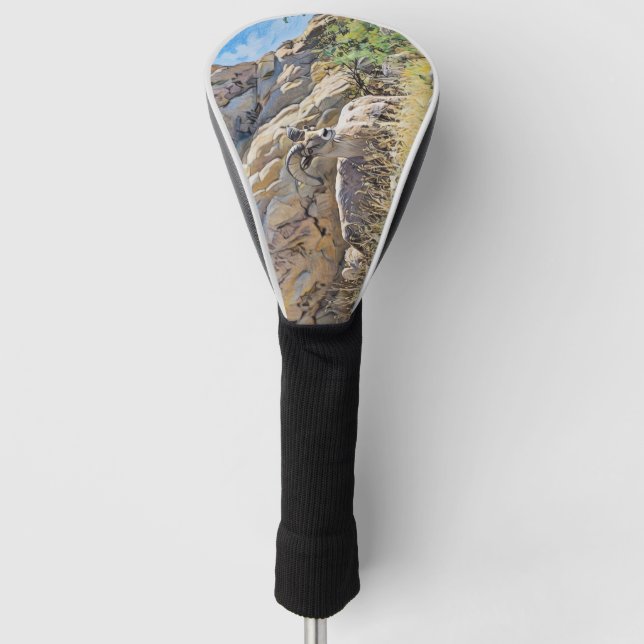 Big Horn Sheeps Golf Head Cover (Front)