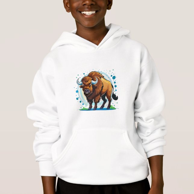 big horned bison (Front)
