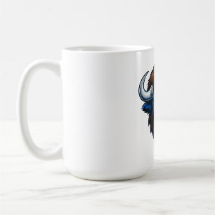 big horned bison coffee mug