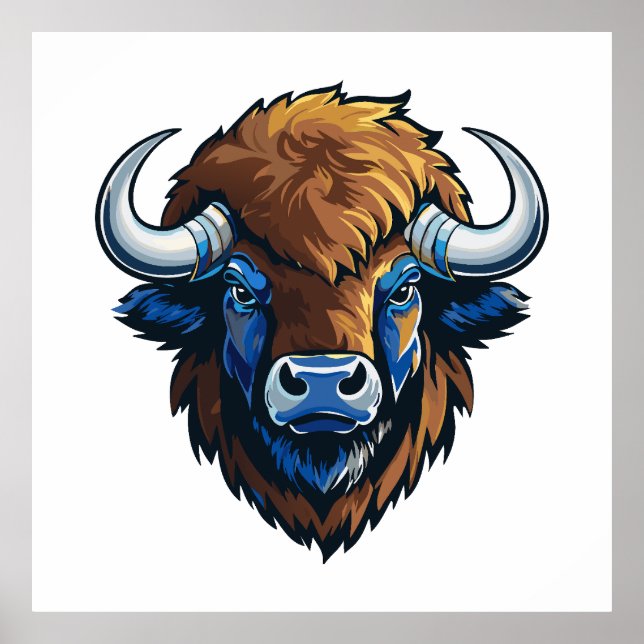 big horned bison poster (Front)