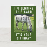 Big Horse It's Your Birthday Card