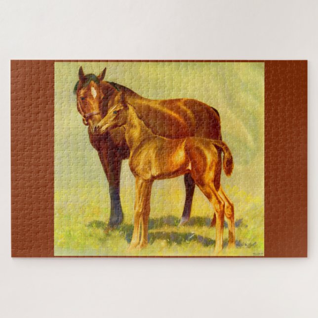 big horse little horse jigsaw puzzle (Horizontal)
