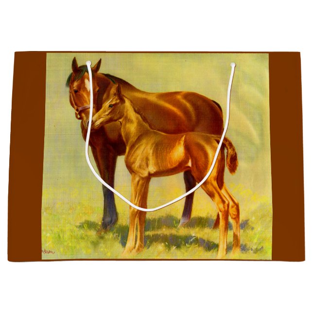 big horse little horse large gift bag (Front)