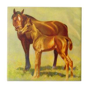 big horse little horse tile