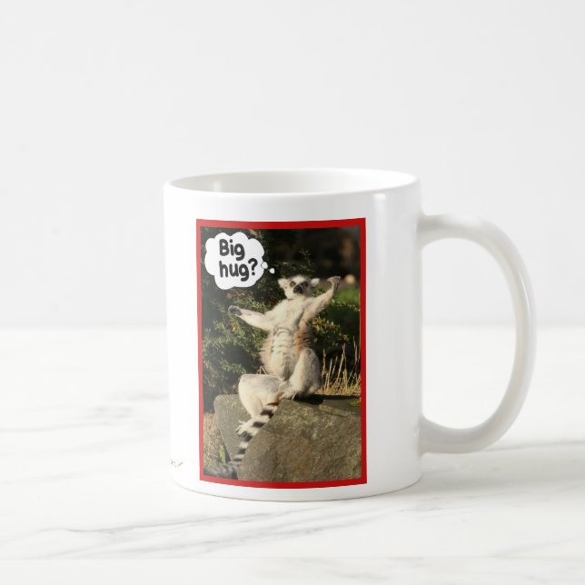 Big Hug Lemur Mug (Right)