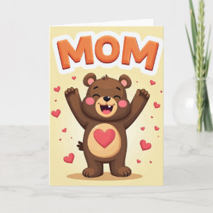Big Hug Love You Bear Card