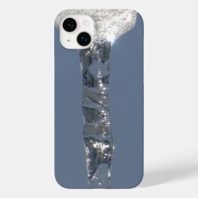 Big Icicle In Blue Sky Case-Mate iPhone Case (Back)