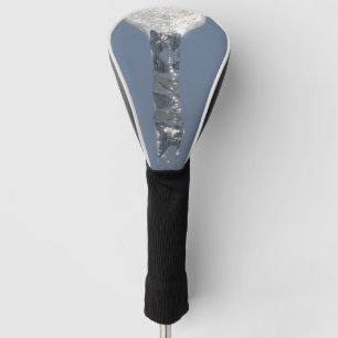 Big Icicle In Blue Sky Golf Head Cover