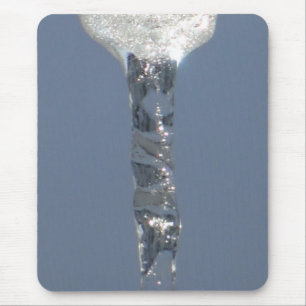 Big Icicle In Blue Sky Mouse Mat