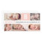 Big Initial Pink Baby Monogram 5 Multi Photo Birth