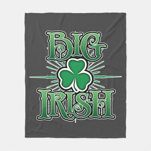 Big Irish Fleece Blanket (Front)
