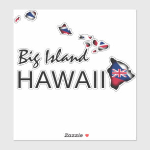 BIG ISLAND - HAWAII ISLANDS HI Flag BLK