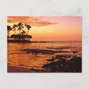 Big Island, Hawaii. Sunset, Big Island Hawaii. 2 Postcard