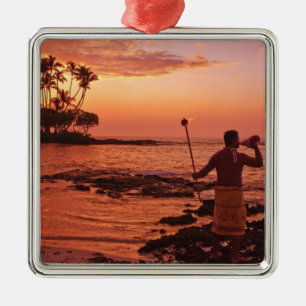 Big Island, Hawaii. Sunset, Big Island Hawaii. Metal Tree Decoration