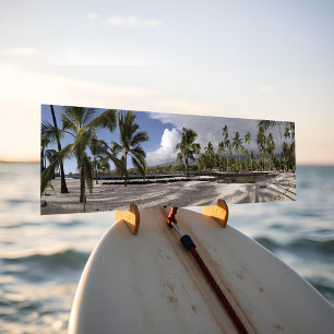Big Island Hawaii Tropical Beach Coastal Panorama Bumper Sticker
