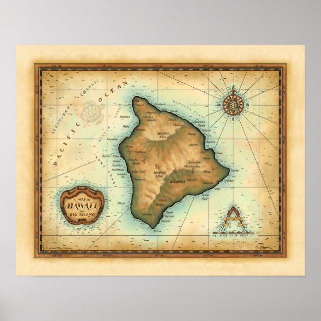 Big Island of Hawaii Poster (Front)