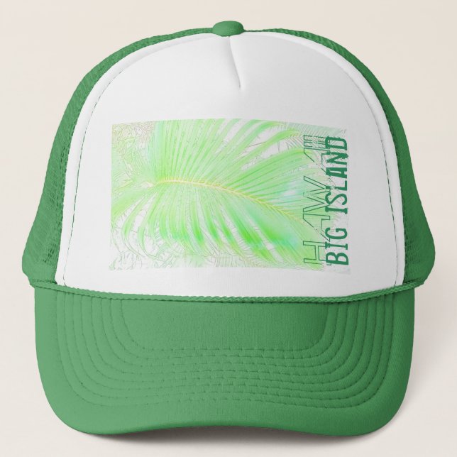 Big Island palm hawaii hat (Front)
