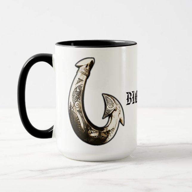 Big Island Tribal Hook Mug (Left)