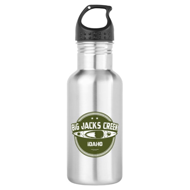 Big Jacks Creek Wild And Scenic River Idaho Kayaki 532 Ml Water Bottle (Front)