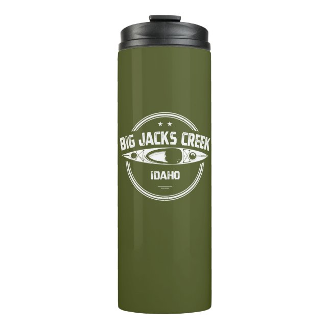 Big Jacks Creek Wild And Scenic River Idaho Kayaki Thermal Tumbler (Front)