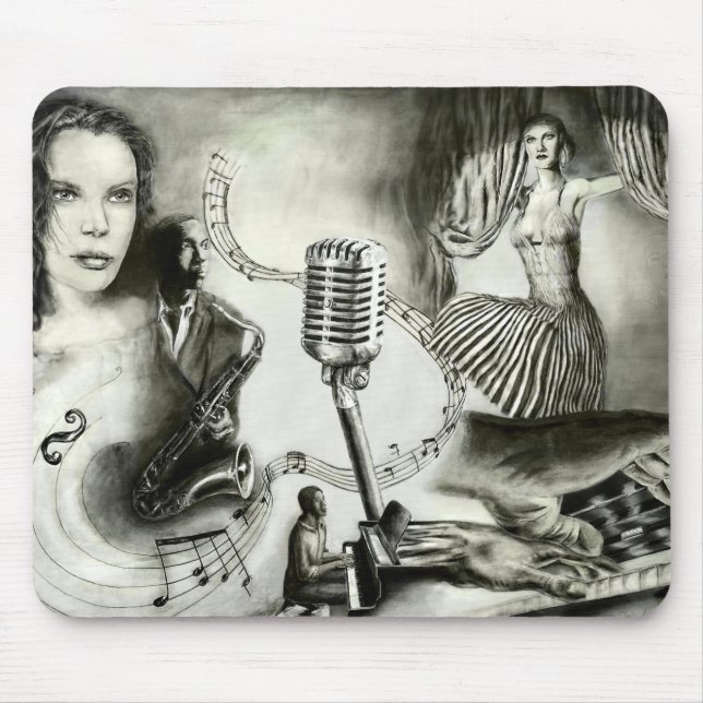 Big Jazz Mouse Mat (Front)